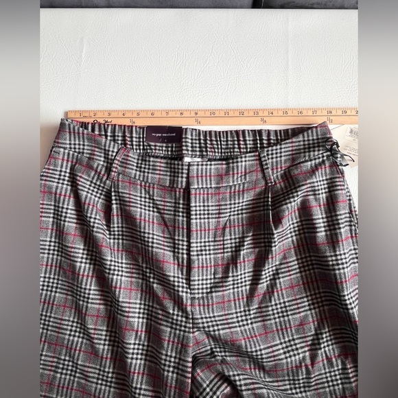 Ava & Viv Black and Gray Plaid Dress Pants Wide Leg sz 17 NWT - Picture 3 of 10